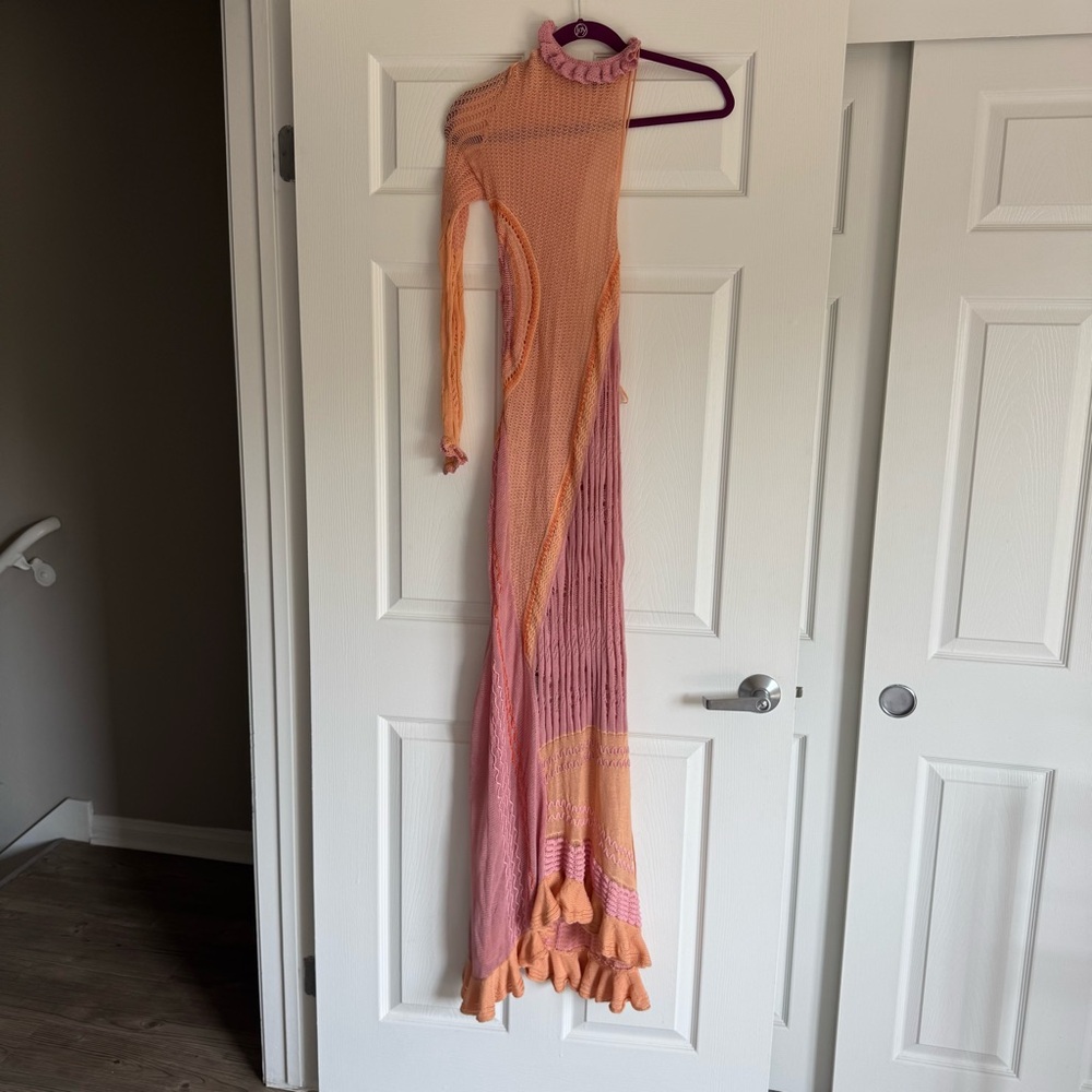 Roberta Einer Peach BIANCA dress sz XS/S